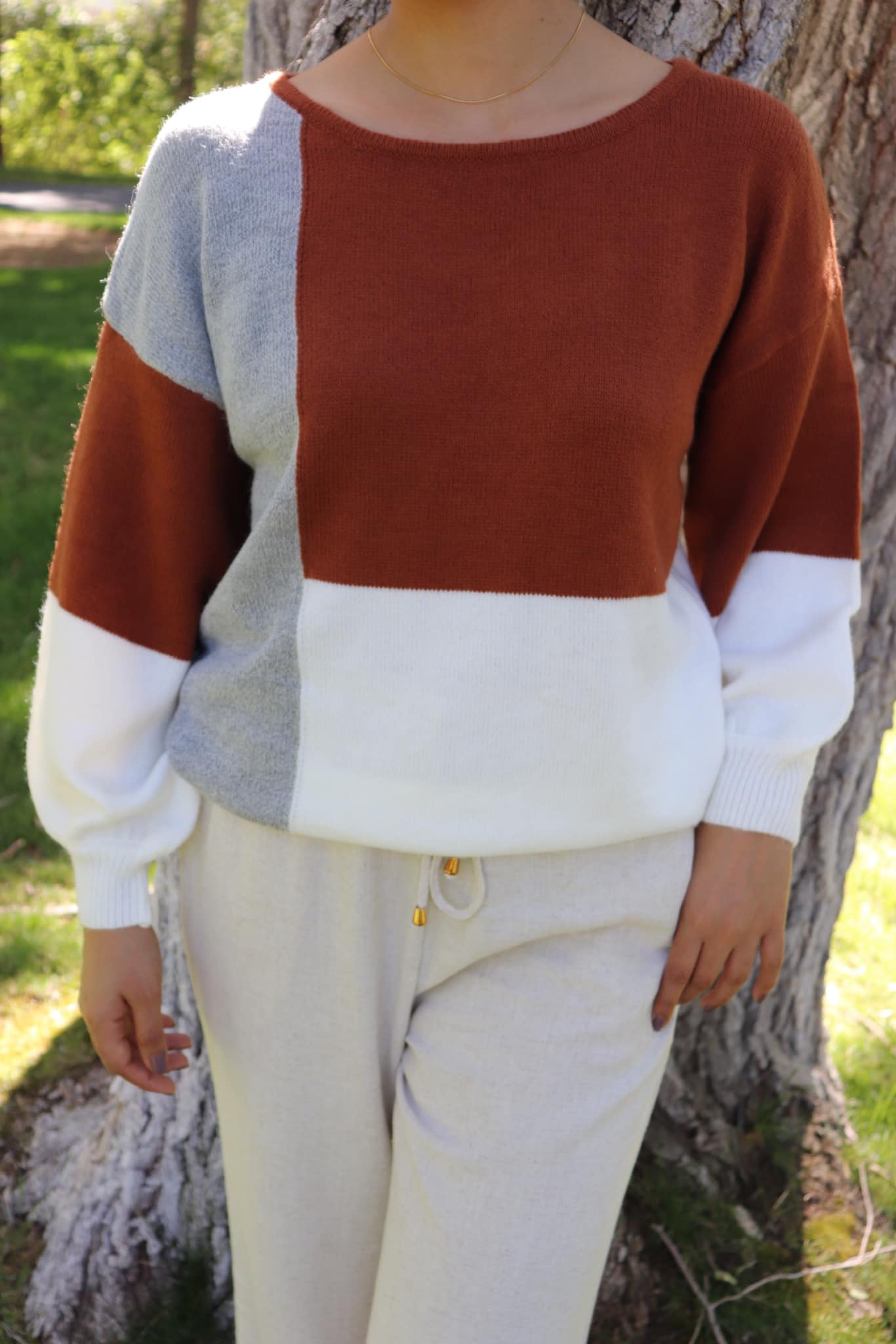 Amber Colorblock Pullover