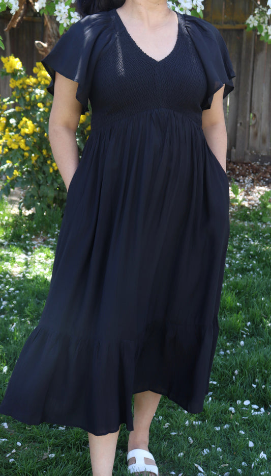 Blossom Dress in Black