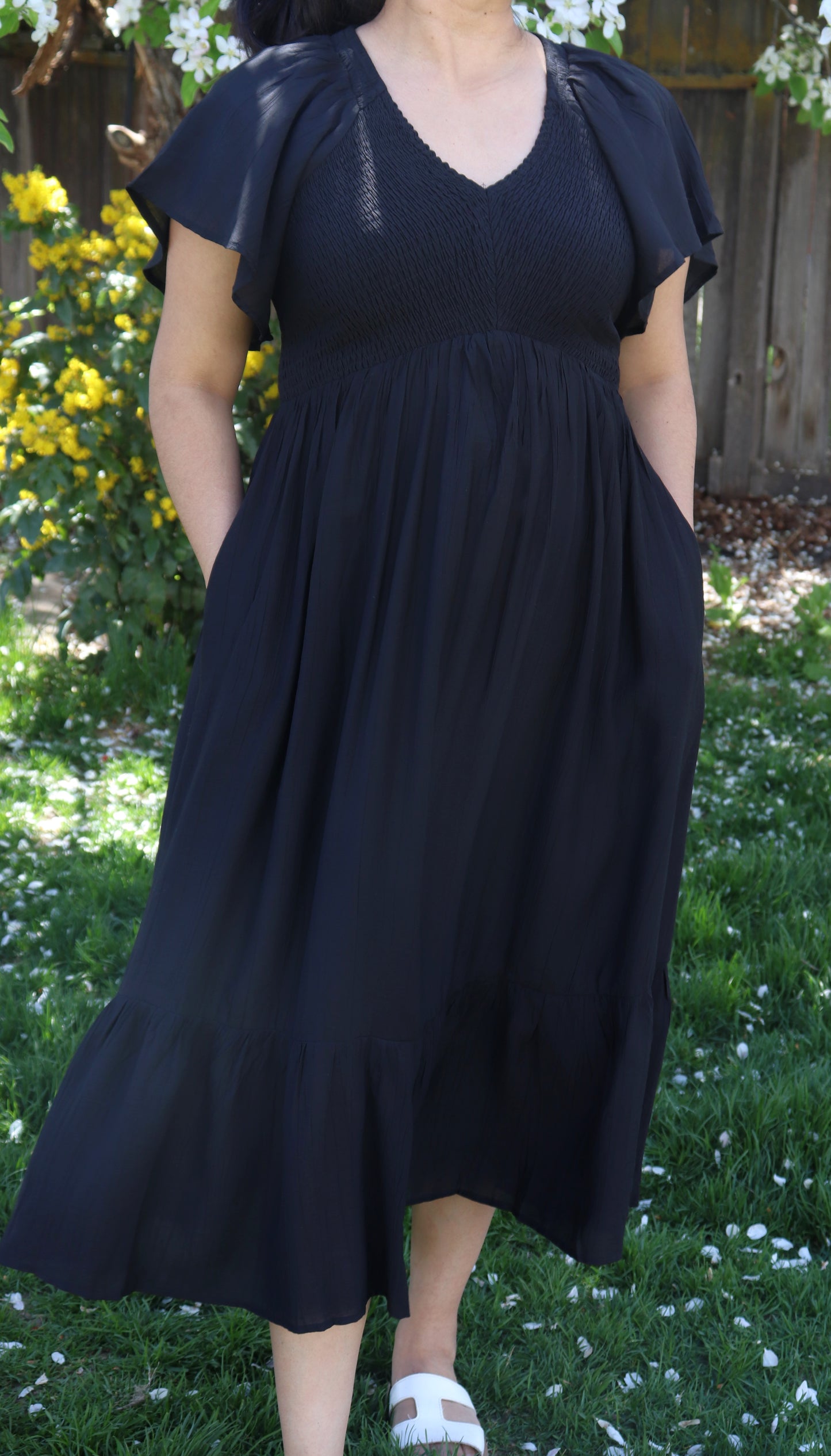 Blossom Dress in Black