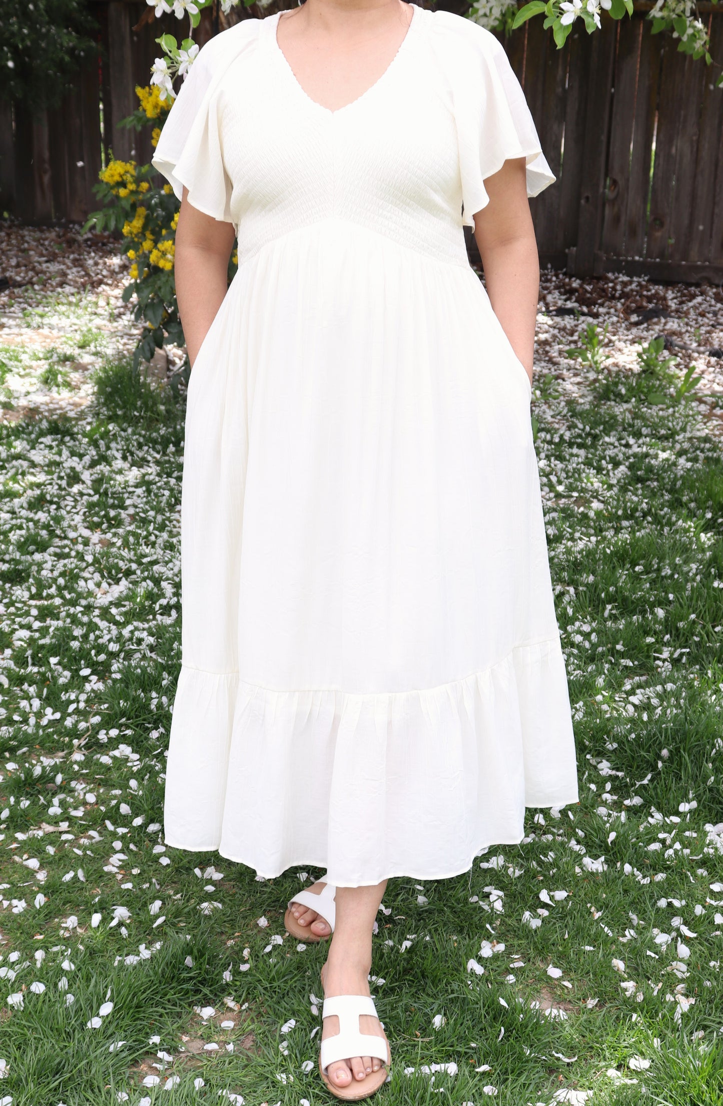 Blossom Dress in Cream
