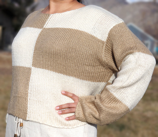 Maple Crop Sweater