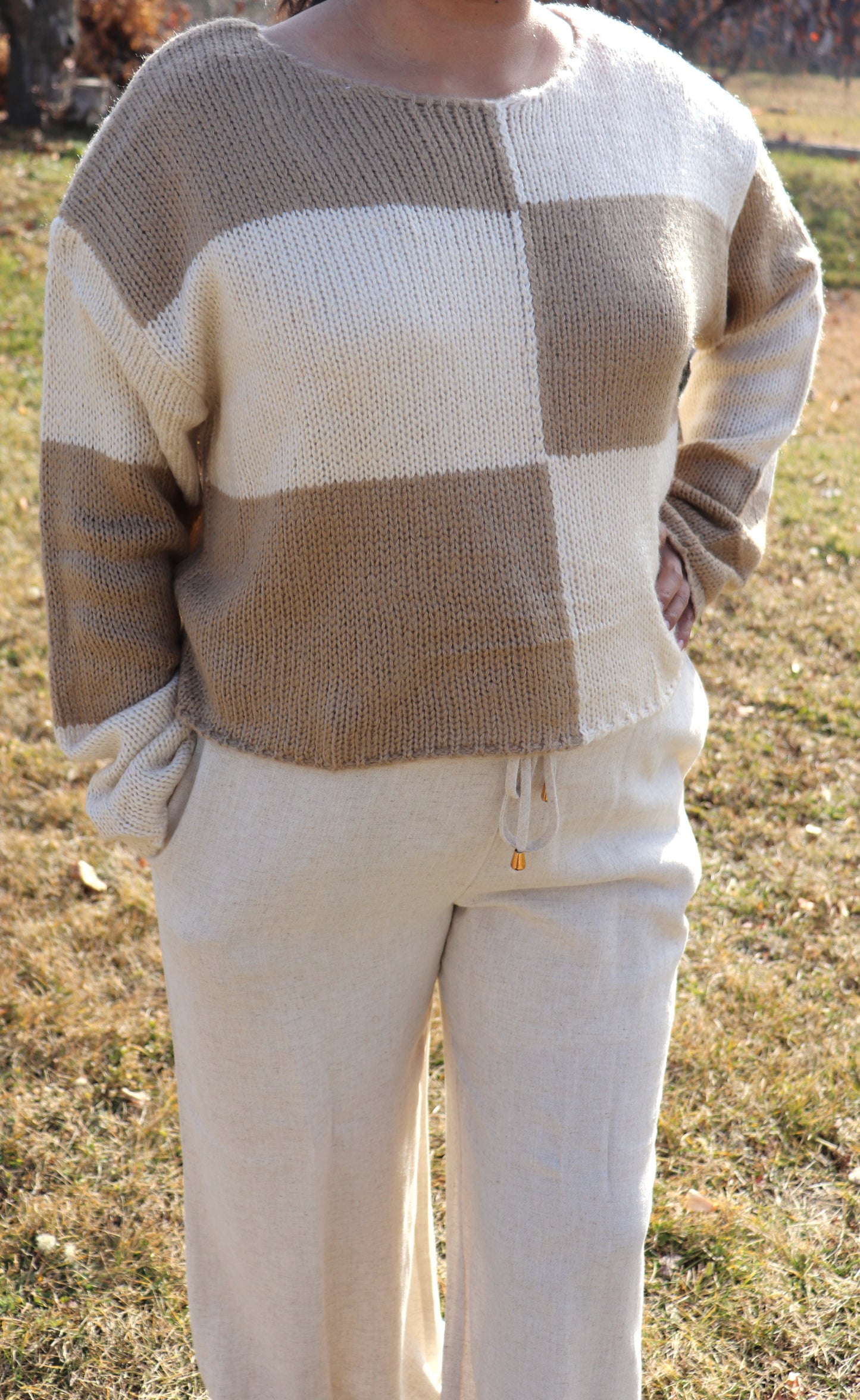 Maple Crop Sweater