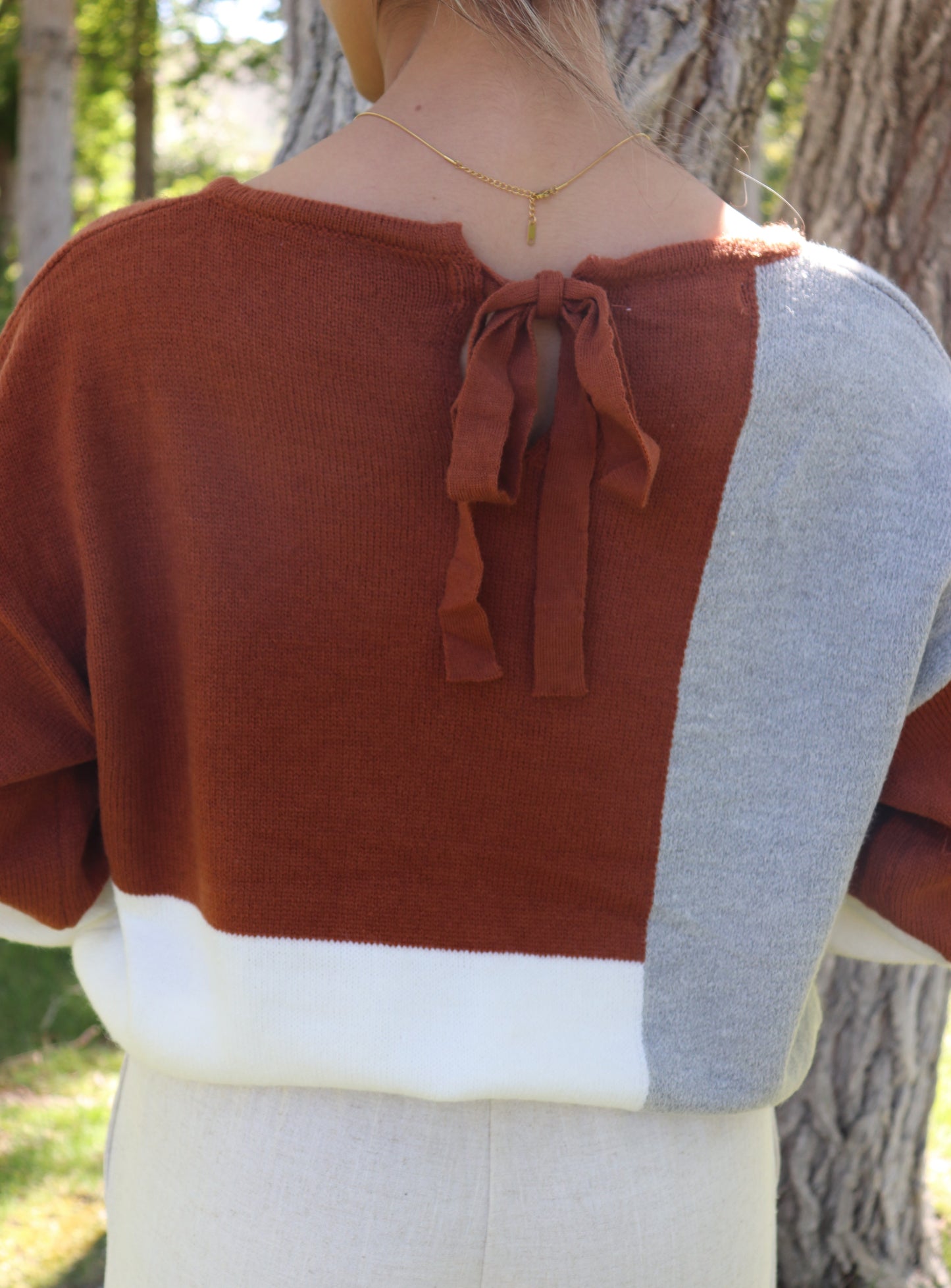 Amber Colorblock Pullover