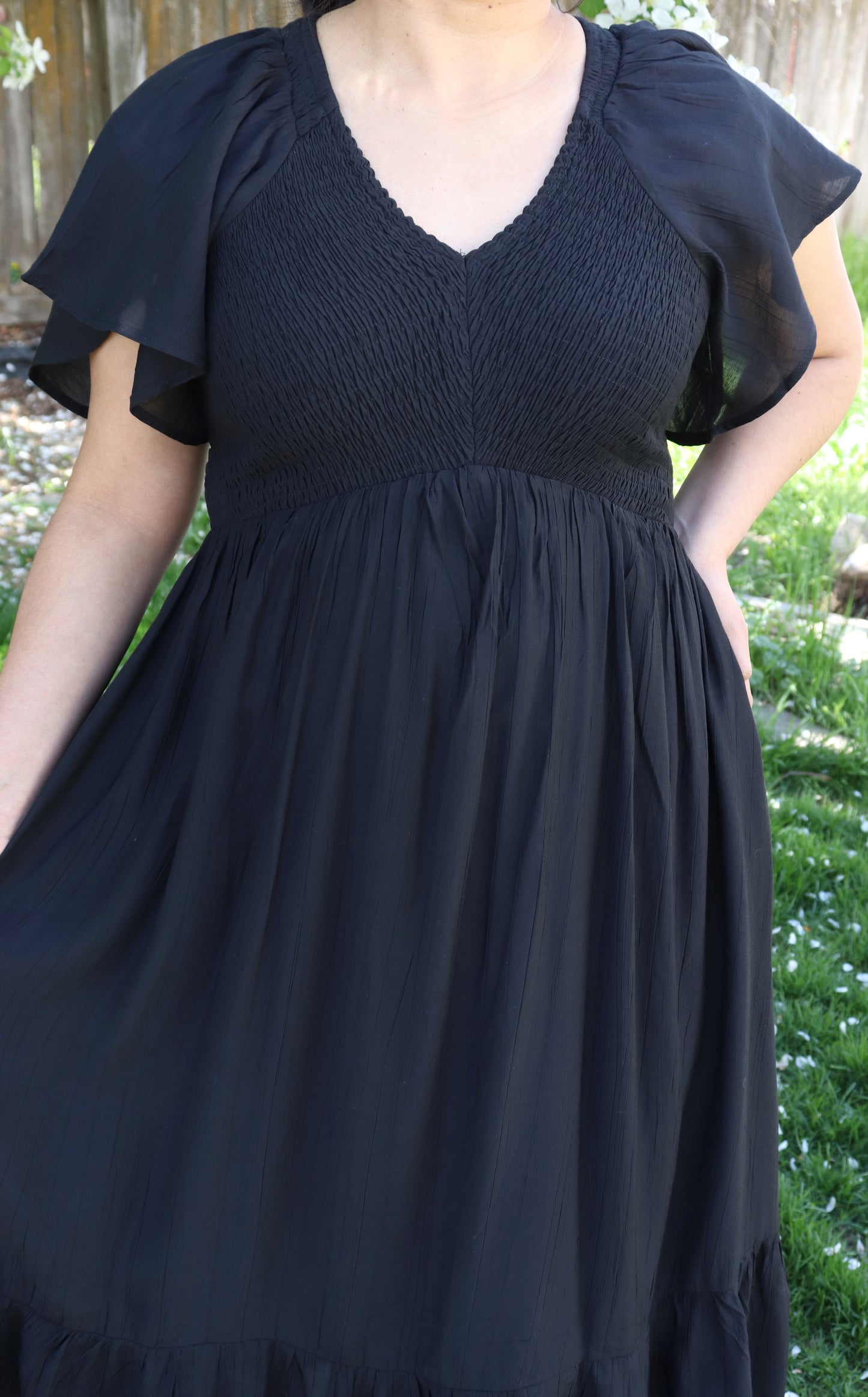 Blossom Dress in Black