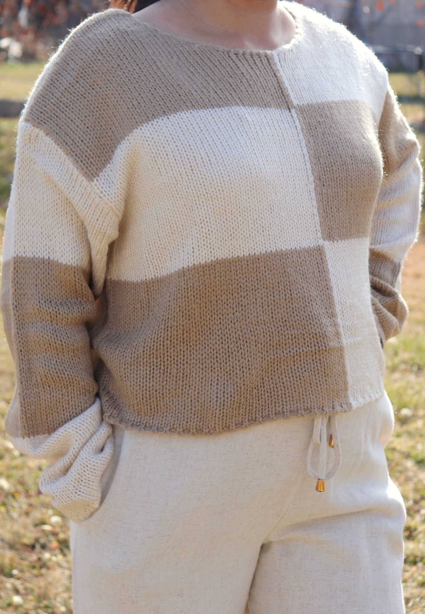 Maple Crop Sweater